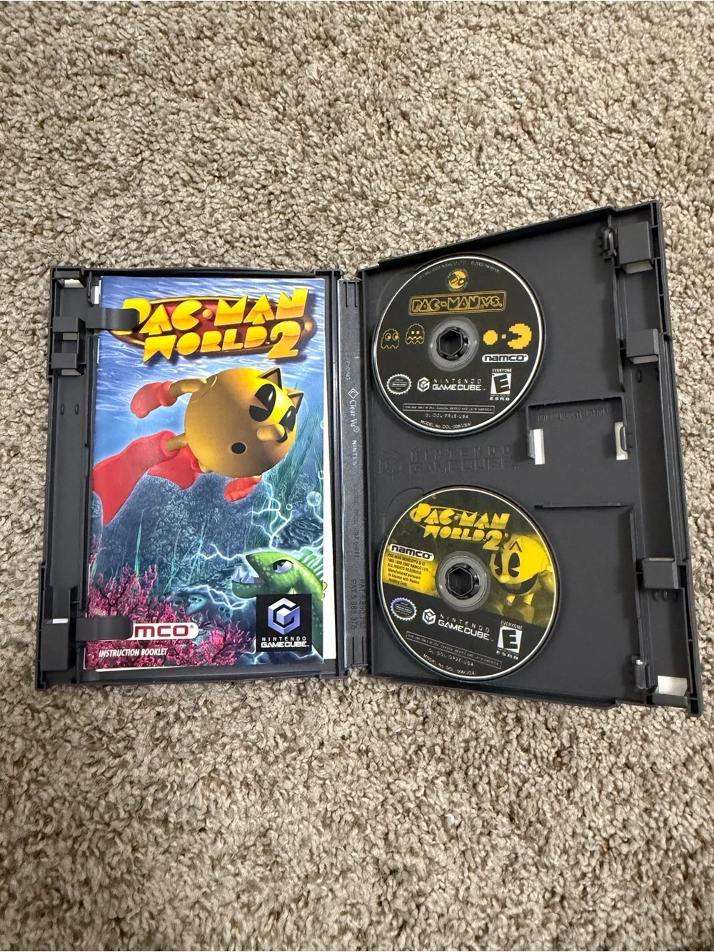 Nintendo GameCube Pac-Man vs. / Pac-Man World 2 (Yellow)